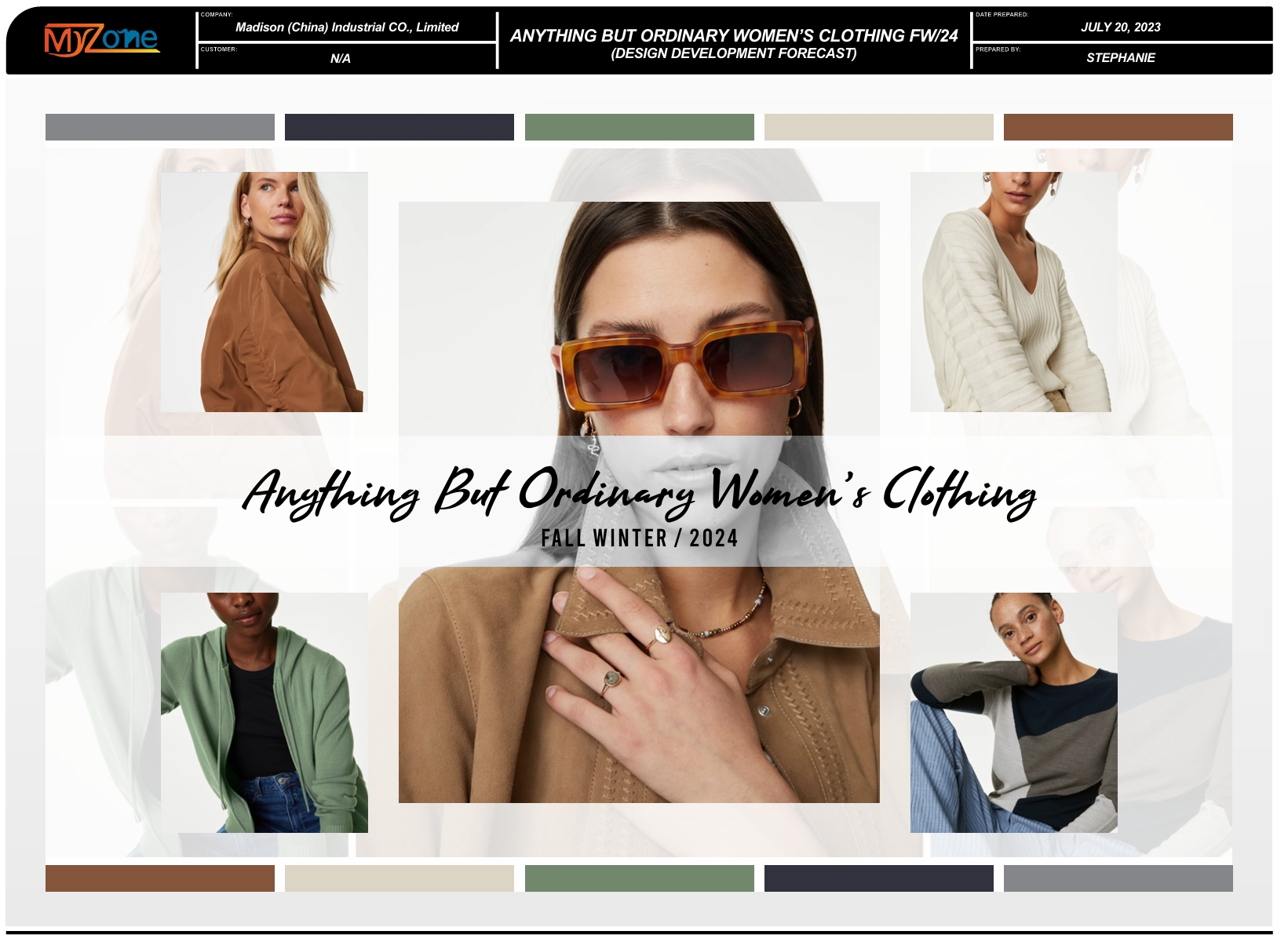 Anything But Ordinary Women's Clothing FW/24