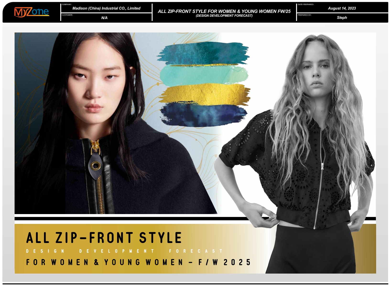 All Zip-Front Style FW25